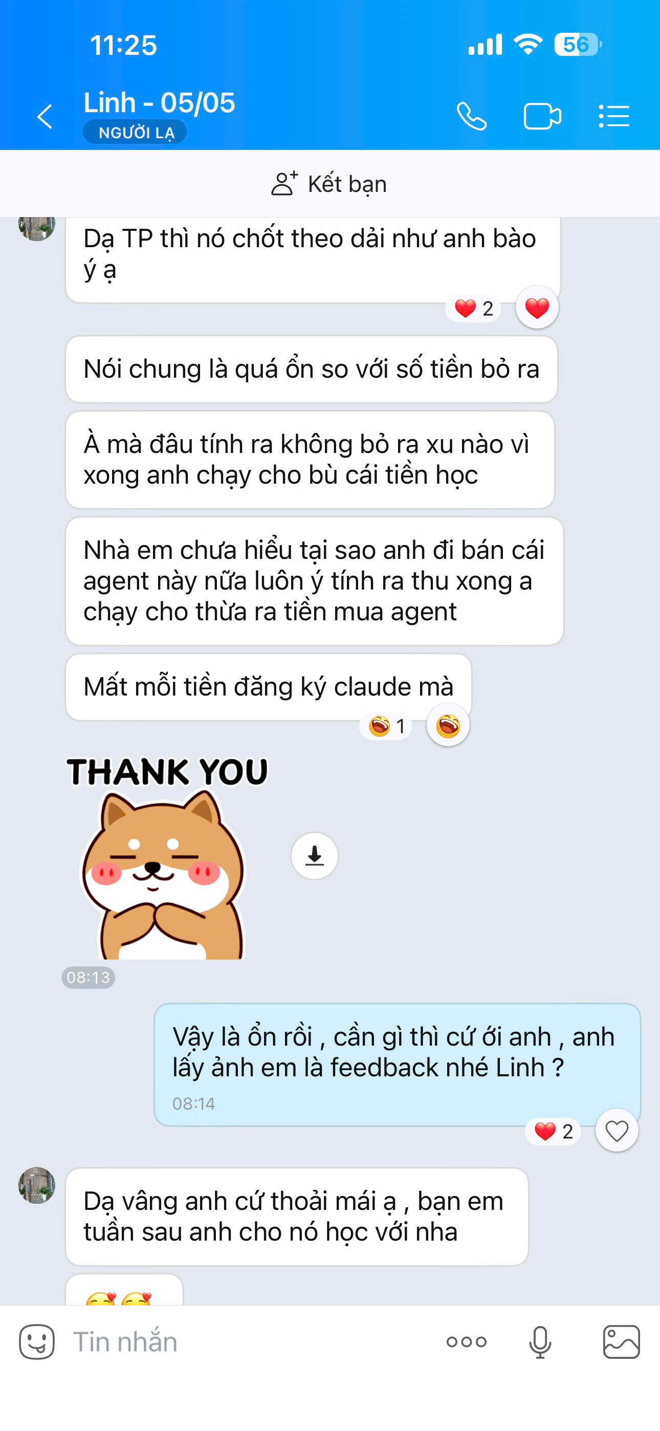 Chat Vợ Chồng em Linh